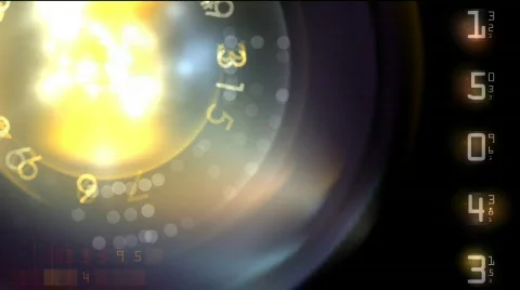 Numerical background - digital animation Stock Footage 375123