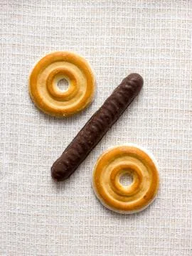 Numerical cake Stock Photos