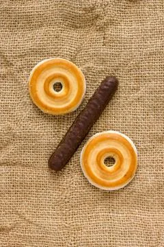 Numerical cake Stock Photos