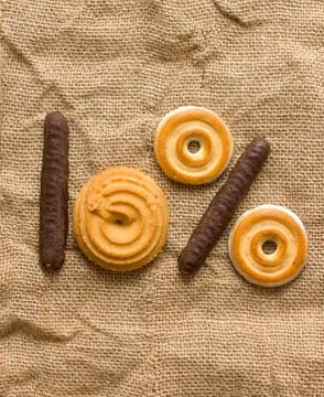 Numerical cake Stock Photos