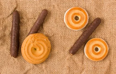 Numerical cake Stock Photos