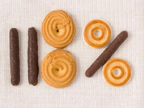 Numerical cake Stock Photos