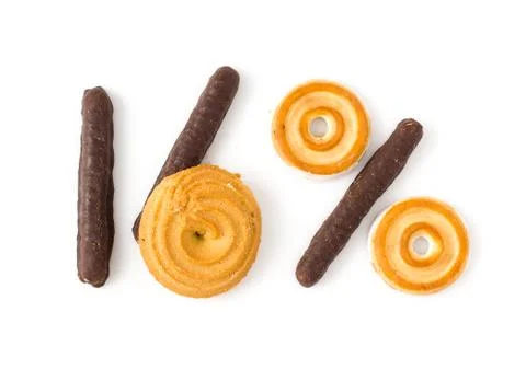 Numerical cake Stock Photos