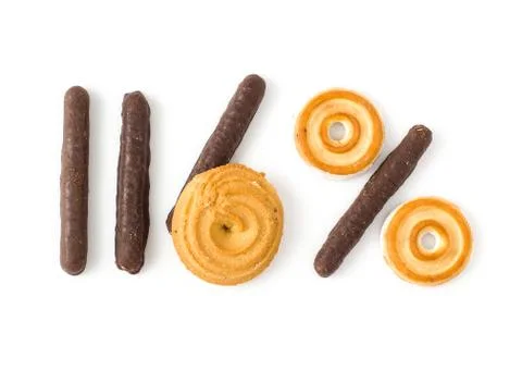 Numerical cake Stock Photos