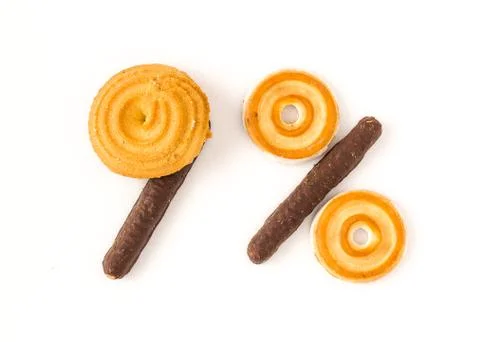 Numerical cake Stock Photos