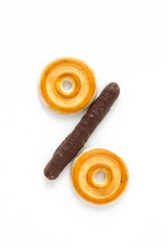 Numerical cake Stock Photos