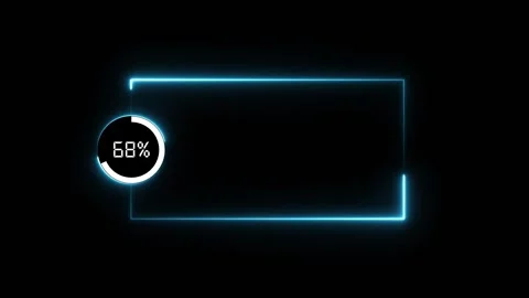 Numerical counting text percentage from 0 to 90 animation Stock Footage 321478640