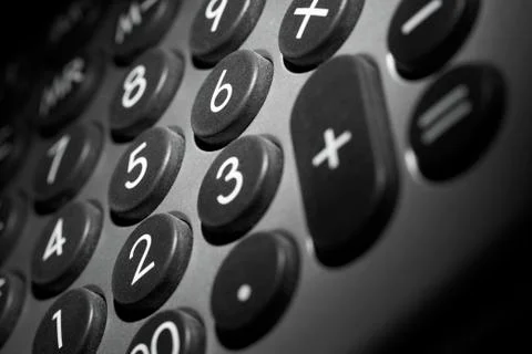 Numerical pad detail Stock Photos