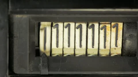 Numerical stamps of subtraction Stock Footage 12368414