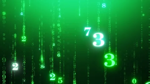 Numerology (secret knowledge about the numbers). Stock Footage 114121984