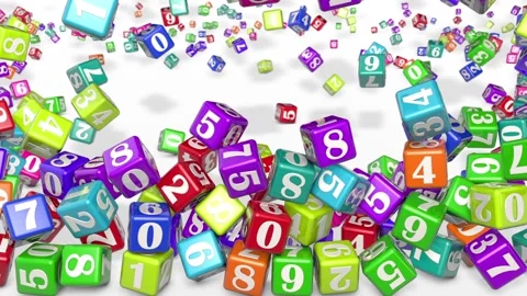 Numerology (secret knowledge about the numbers). Stock Footage 140854748