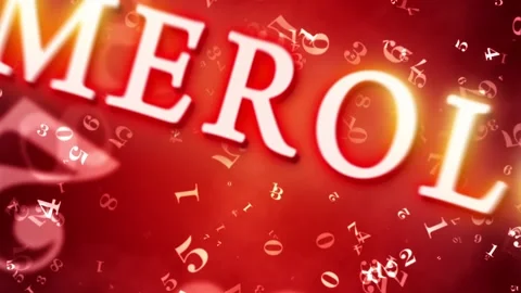 Numerology (secret knowledge about the numbers). 3D animation. Stock Footage 141367905