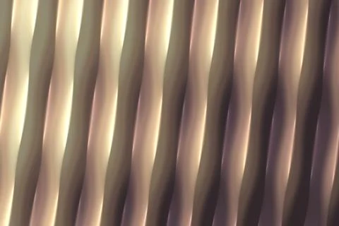 Numerous narrow wavy stripes repeat vertically across a warm abstract backg.. Stock Illustration