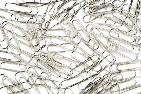 Numerous paper clips Stock Photos