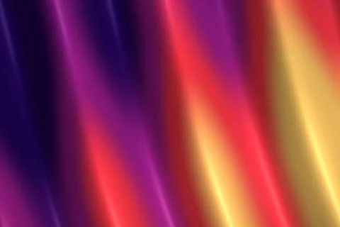 Numerous parallel diagonal streaks in purple, magenta, red, orange, and gol.. Stock Illustration