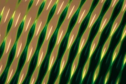 Numerous slim diagonal waves repeat across a warm tan field, combining dark.. Stock Illustration