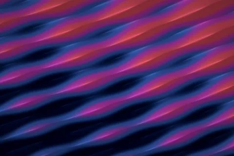Numerous soft diagonal wave bands create a layered abstract pattern, with s.. Ilustración de archivo