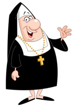 Nun Stock Illustration