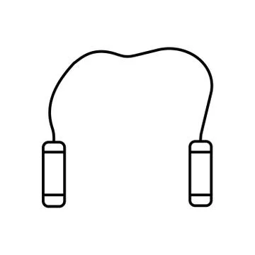 Nunchucks icon element of weapon icon for mobile concept and web apps. Thin l Stock Illustration