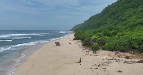 Nunggalan Beach Stock Footage 233545746