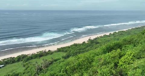 Nunggalan Beach Stock Footage 233545879