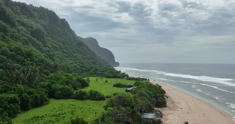Nunggalan Beach Stock Footage 233550593