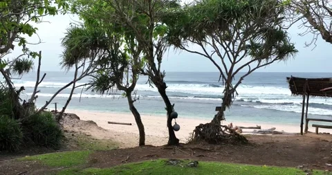 Nunggalan Beach Stock Footage 233551133