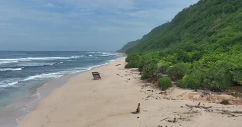 Nunggalan Beach Stock Footage 233761268