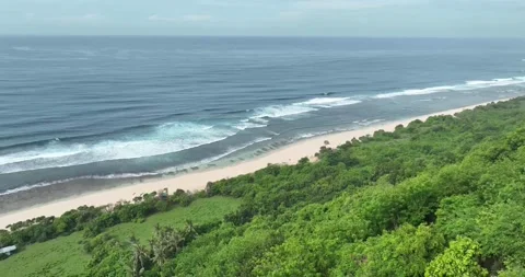 Nunggalan Beach Stock Footage 233761285