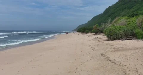Nunggalan Beach Stock Footage 233761309