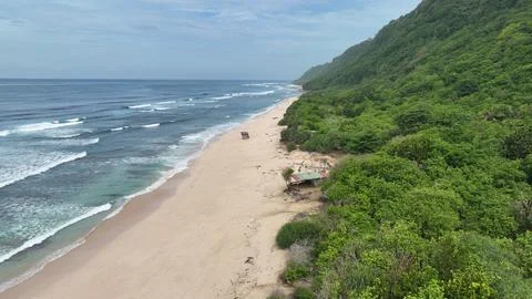 Nunggalan Beach Stock Photos