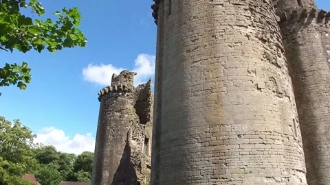 Nunney Castle Stock Footage 204868136