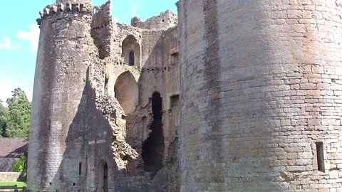 Nunney Castle Stock Footage 204868253