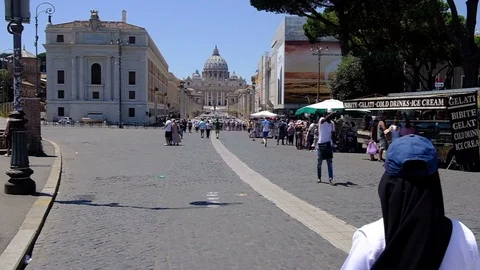 Nuns in Rome Stock Footage 103462119