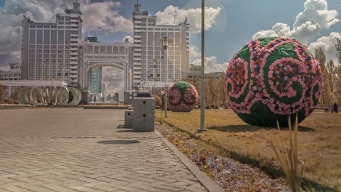 Nur-Sultan Stock Footage 88073754