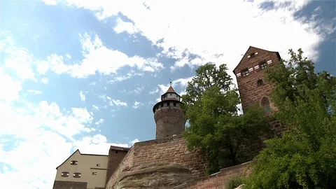 Nuremberg Castle time lapse Video stock 103540297