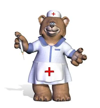 Nurse Bear Stock-Illustration
