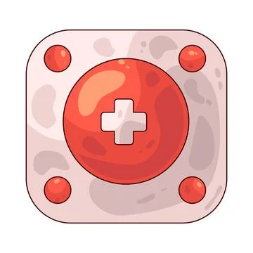 Nurse Call Button illustration Stock Illustration