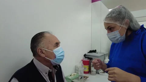 Nurse explain Stock Footage 151282804