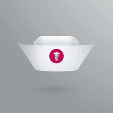 Nurse hat.. Stock Illustration