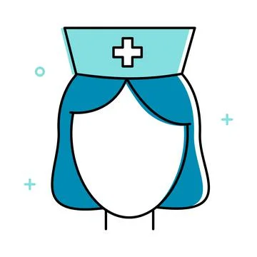 Nurse icon. Medical worker. Vector illustration Stock Illustration