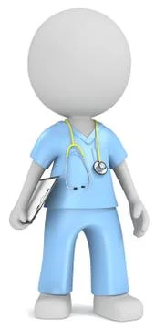 The Nurse. Stock Illustration