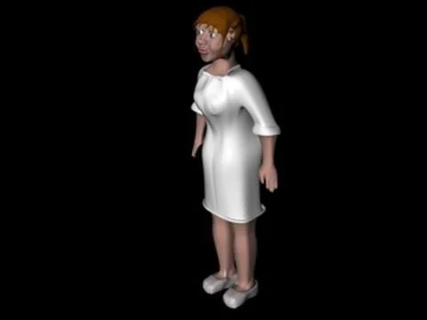 Nurse joined.3ds 3D Model