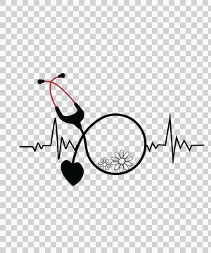 Nurse Monogram Character 04 nursing healthcare medical Stock Illustration