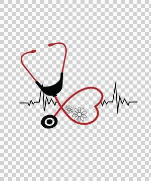 Nurse Monogram Character 10 nursing healthcare medical Stock Illustration
