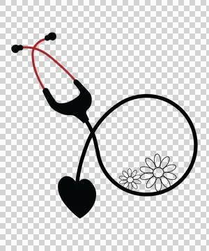 Nurse Monogram Character 12 nursing healthcare medical Stock Illustration