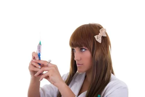 Nurse is prepared for surgery Stock Photos