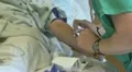 nurse prepares to start IV HD Footage