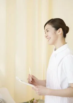 Nurse smiling Stock Photos