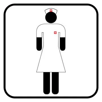 Nurse symbol Stock Illustration